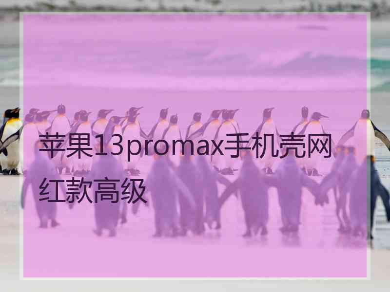 苹果13promax手机壳网红款高级