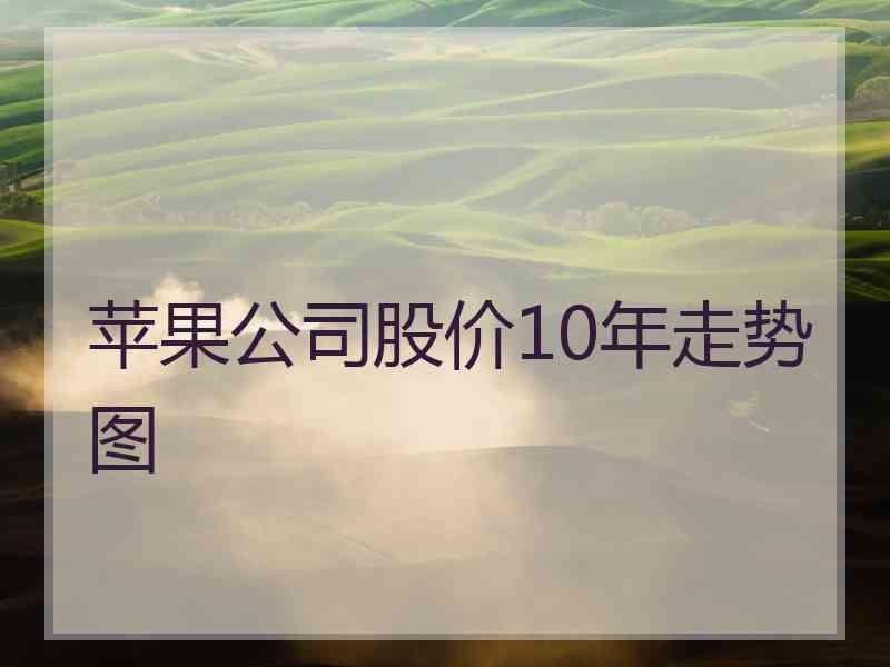 苹果公司股价10年走势图