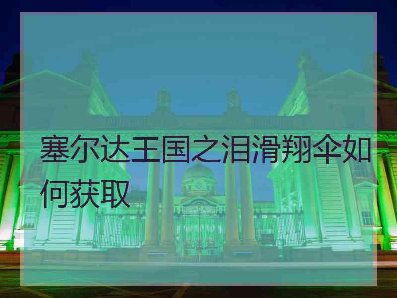 塞尔达王国之泪滑翔伞如何获取