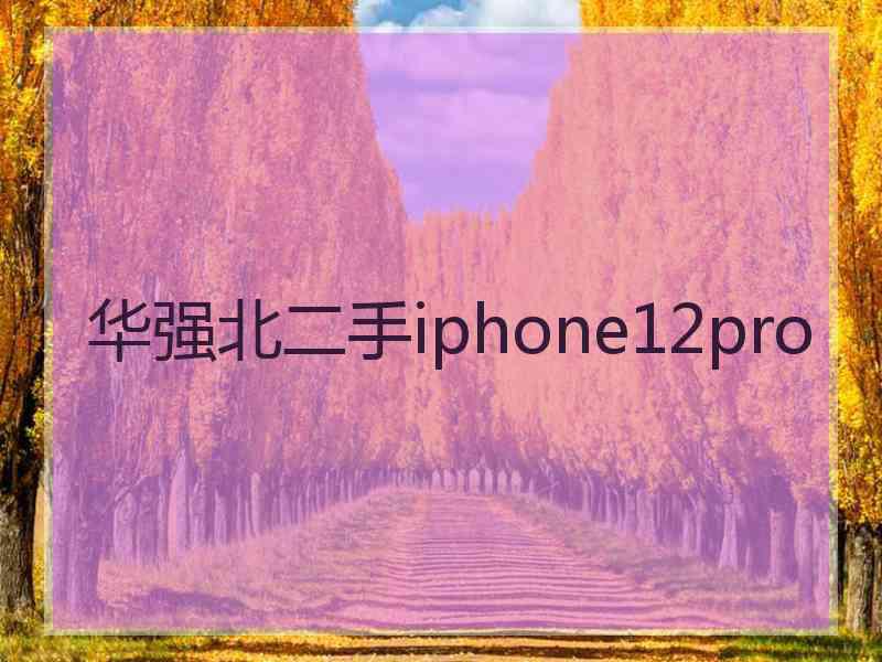 华强北二手iphone12pro