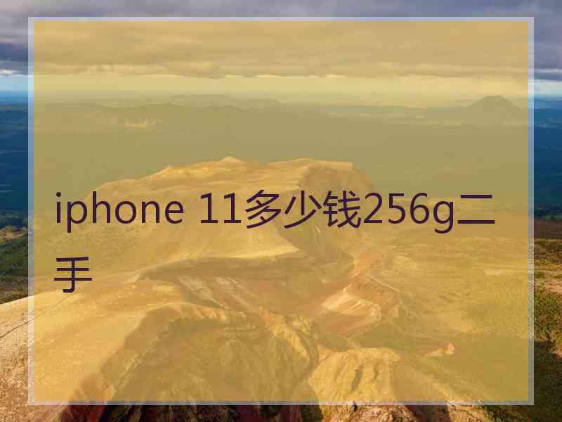 iphone 11多少钱256g二手