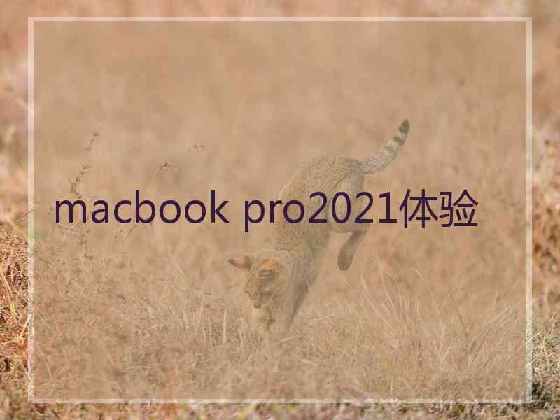 macbook pro2021体验