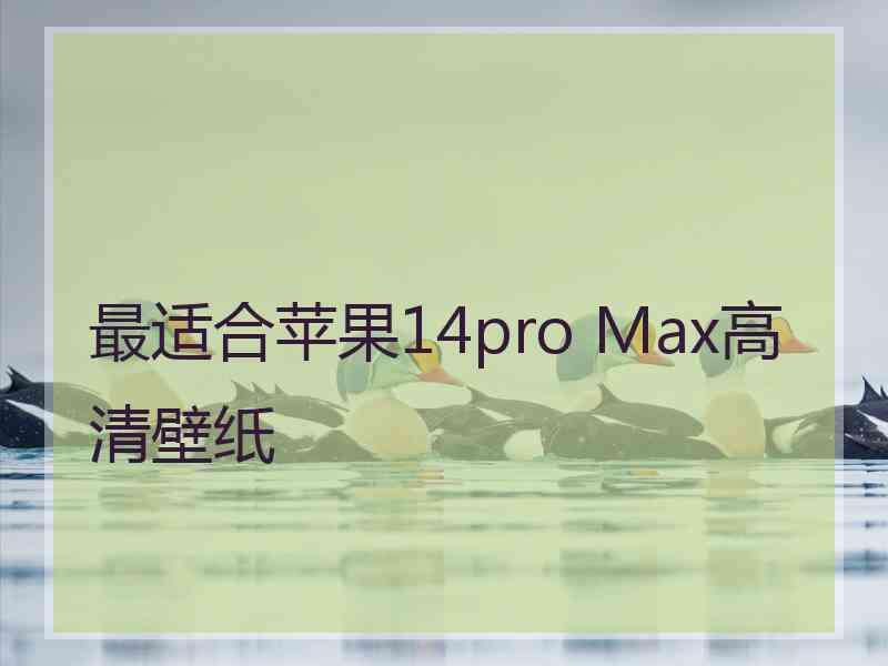 最适合苹果14pro Max高清壁纸