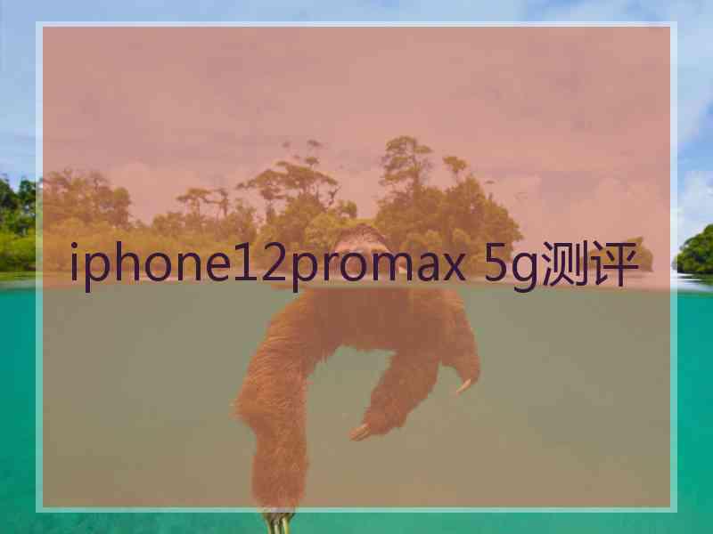 iphone12promax 5g测评