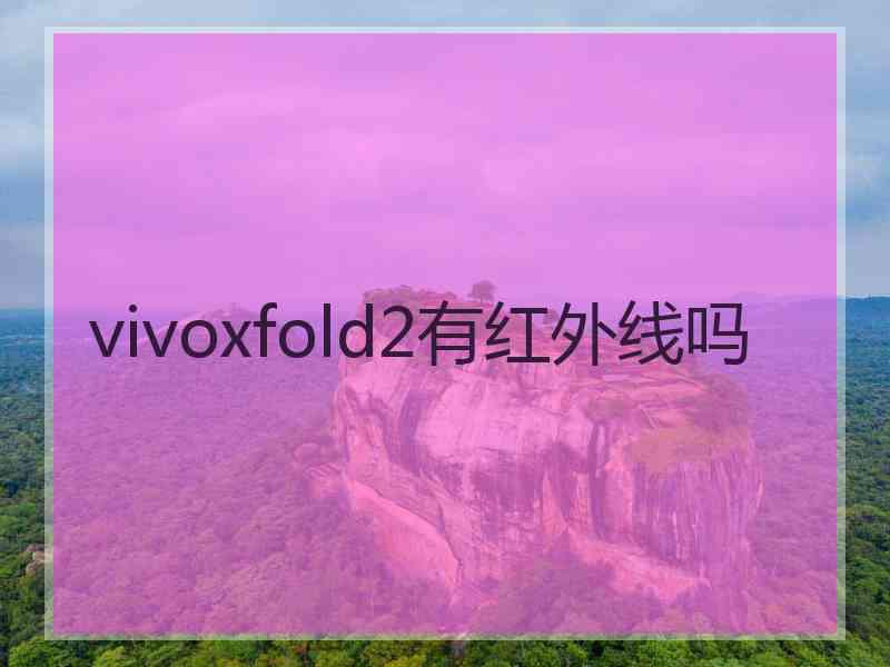 vivoxfold2有红外线吗