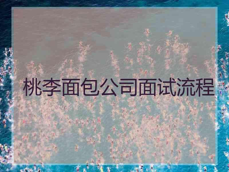 桃李面包公司面试流程