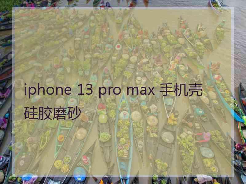 iphone 13 pro max 手机壳硅胶磨砂