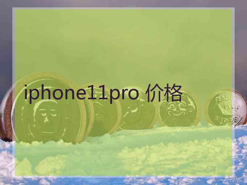 iphone11pro 价格