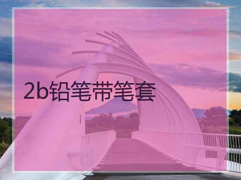 2b铅笔带笔套