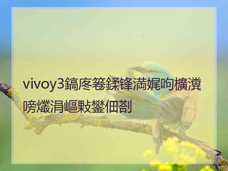 vivoy3鎬庝箞鍒锋満娓呴櫎瀵嗙爜涓嶇敤鐢佃剳