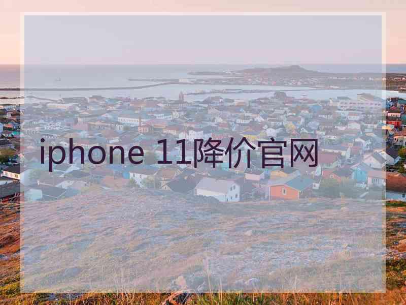 iphone 11降价官网