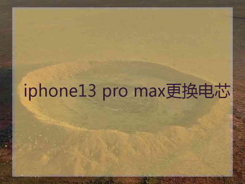 iphone13 pro max更换电芯