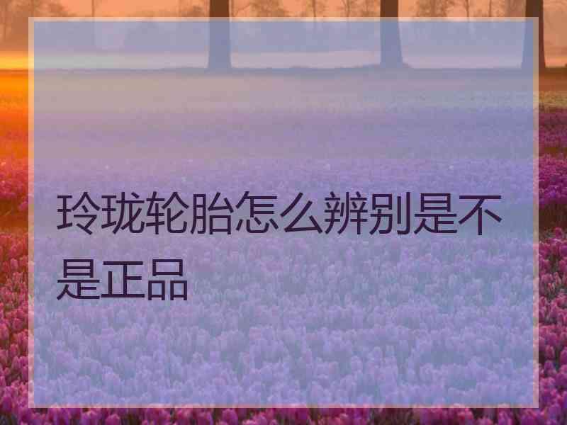 玲珑轮胎怎么辨别是不是正品