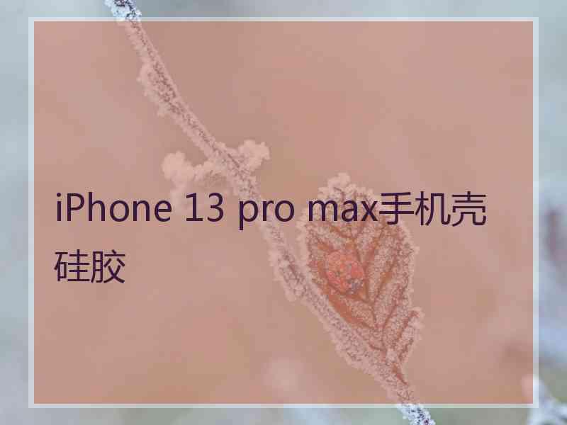 iPhone 13 pro max手机壳硅胶