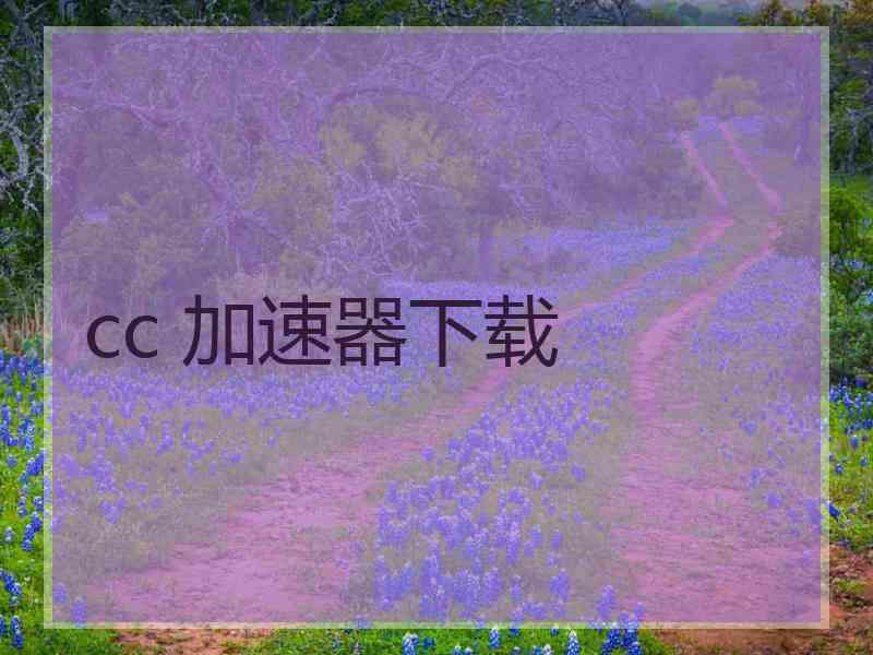 cc 加速器下载