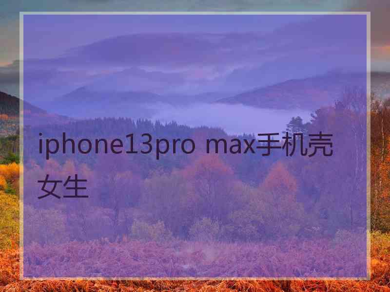 iphone13pro max手机壳女生