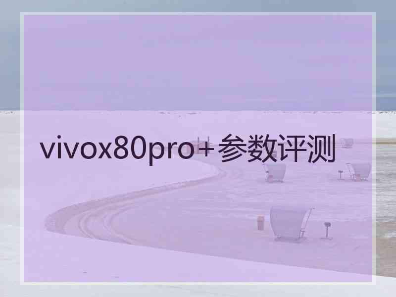 vivox80pro+参数评测