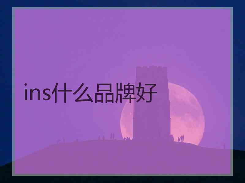 ins什么品牌好