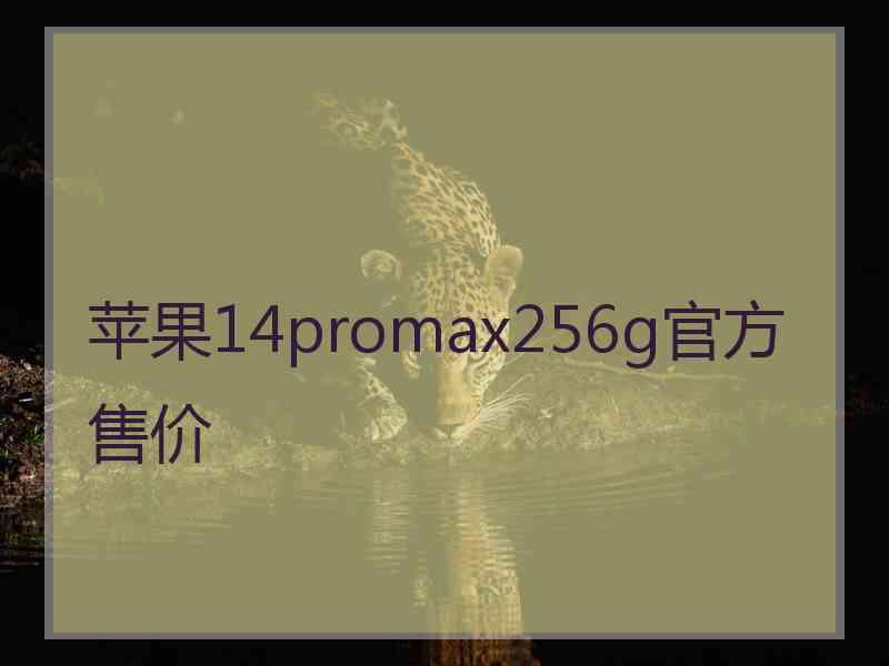 苹果14promax256g官方售价