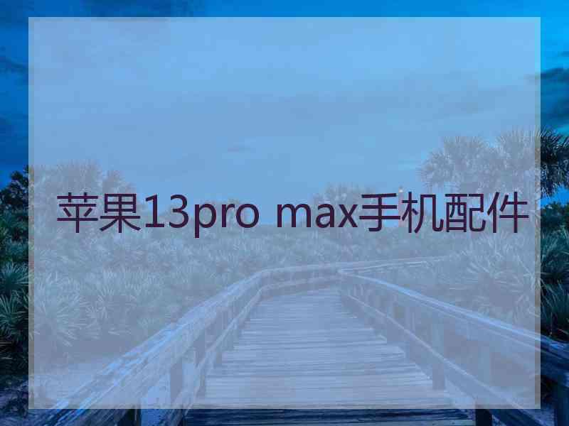 苹果13pro max手机配件