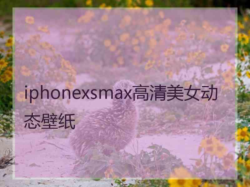 iphonexsmax高清美女动态壁纸