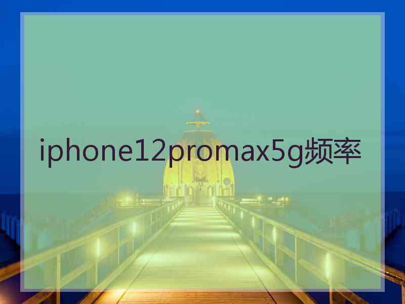 iphone12promax5g频率