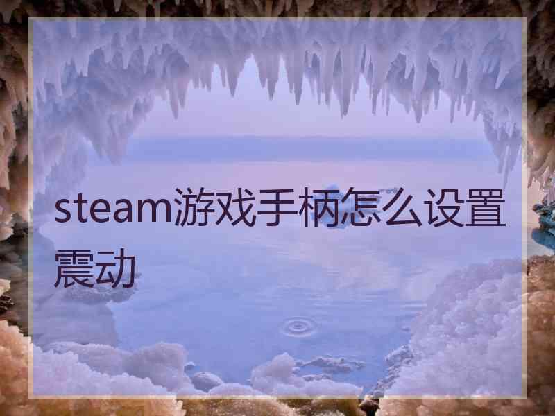 steam游戏手柄怎么设置震动