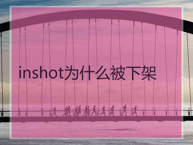 inshot为什么被下架