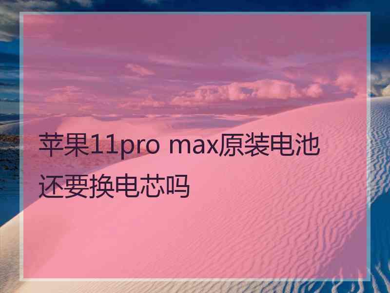 苹果11pro max原装电池还要换电芯吗