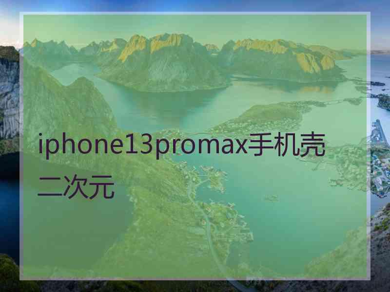 iphone13promax手机壳二次元