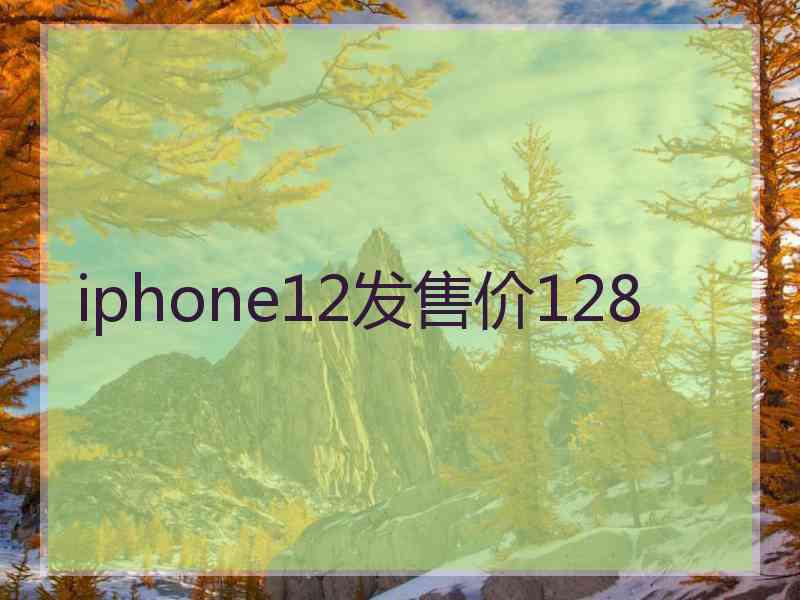 iphone12发售价128