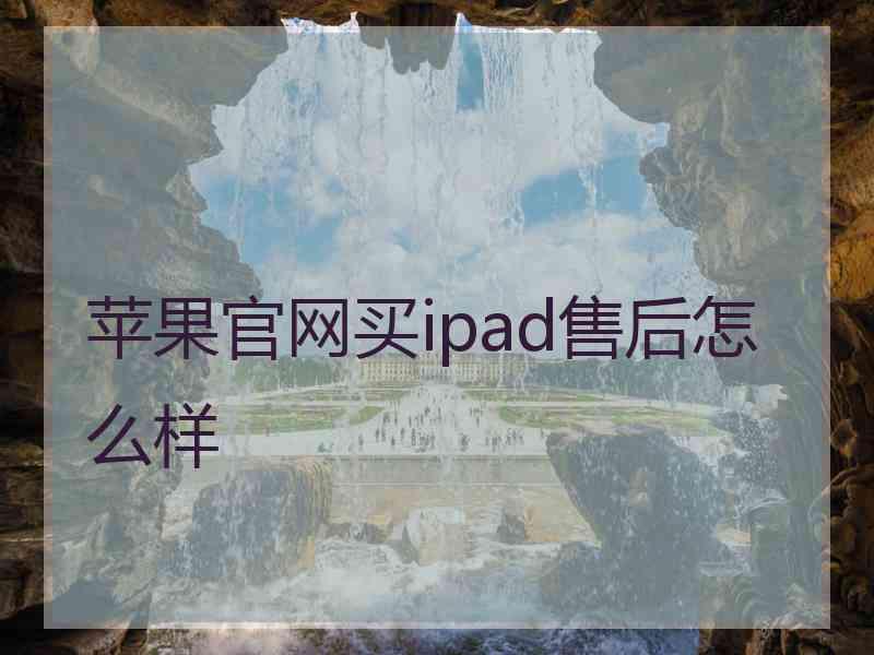 苹果官网买ipad售后怎么样