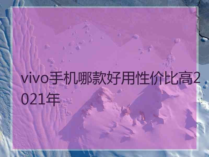 vivo手机哪款好用性价比高2021年