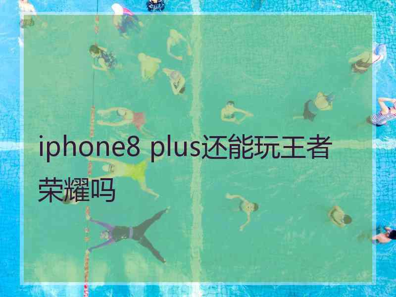 iphone8 plus还能玩王者荣耀吗