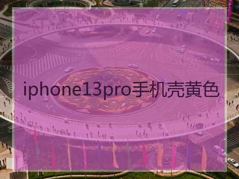 iphone13pro手机壳黄色