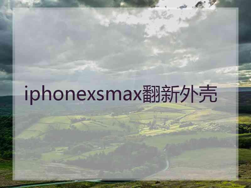 iphonexsmax翻新外壳