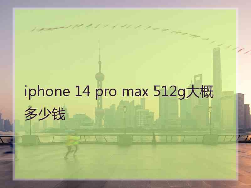 iphone 14 pro max 512g大概多少钱