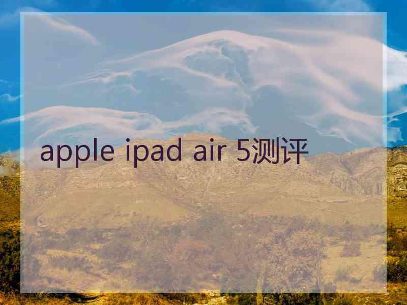 apple ipad air 5测评