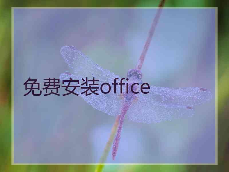 免费安装office