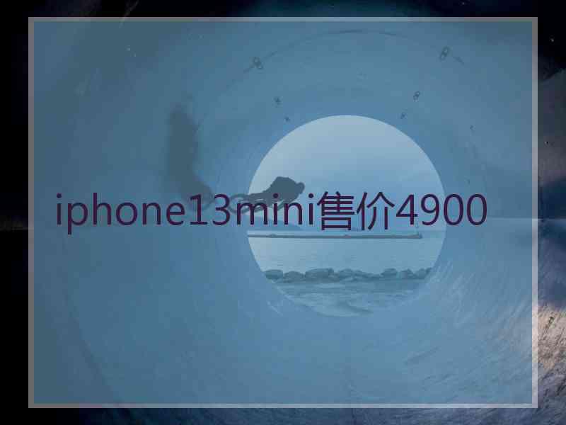 iphone13mini售价4900