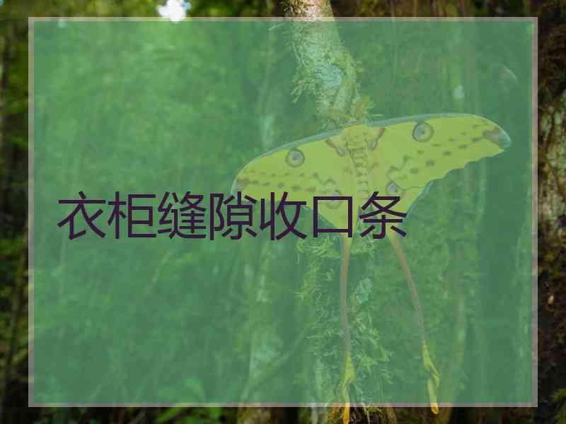 衣柜缝隙收口条