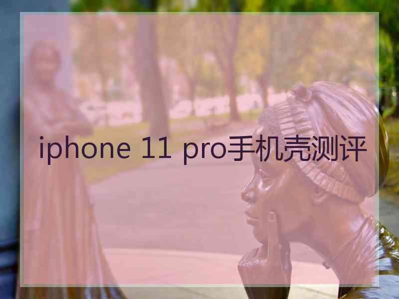 iphone 11 pro手机壳测评