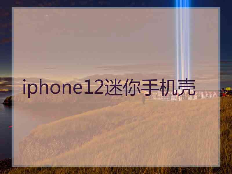 iphone12迷你手机壳