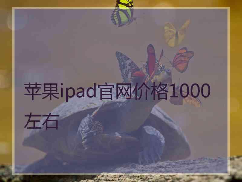 苹果ipad官网价格1000左右