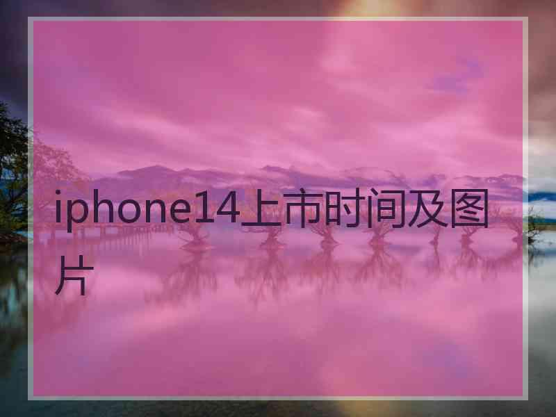 iphone14上市时间及图片