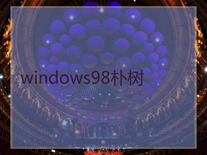 windows98朴树