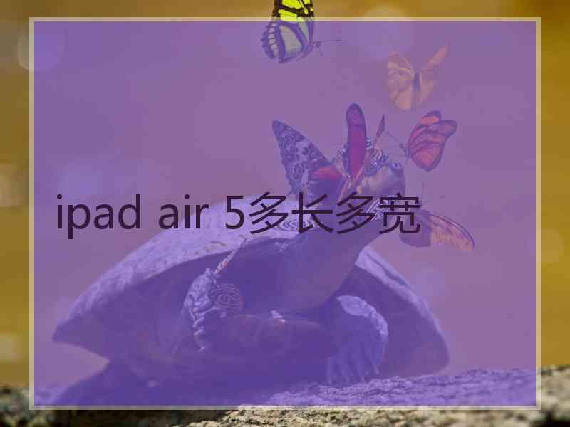 ipad air 5多长多宽