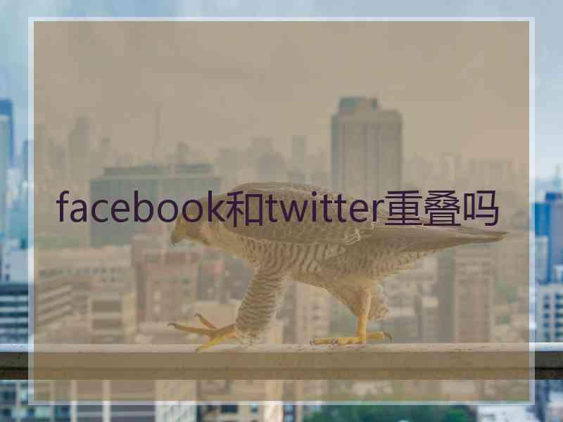 facebook和twitter重叠吗