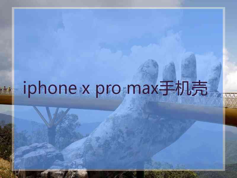 iphone x pro max手机壳