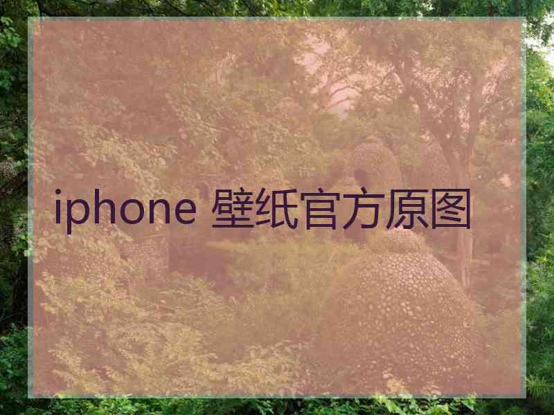 iphone 壁纸官方原图